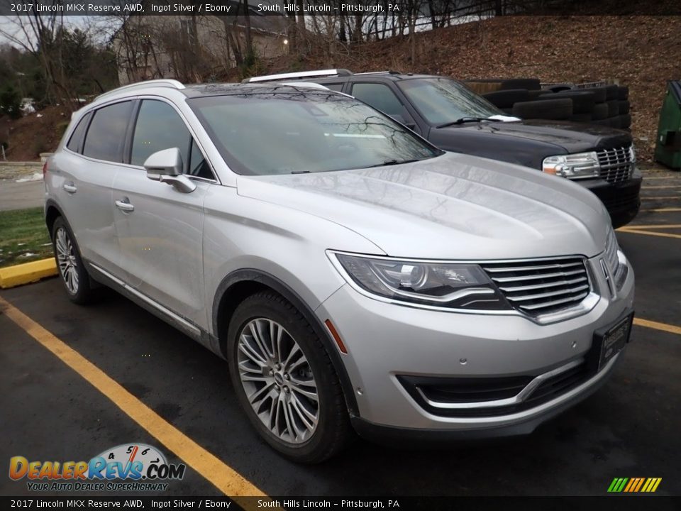 2017 Lincoln MKX Reserve AWD Ingot Silver / Ebony Photo #5