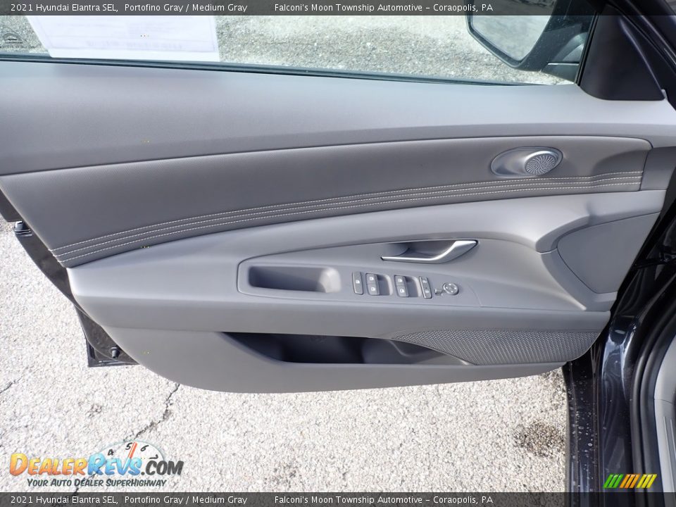 2021 Hyundai Elantra SEL Portofino Gray / Medium Gray Photo #10