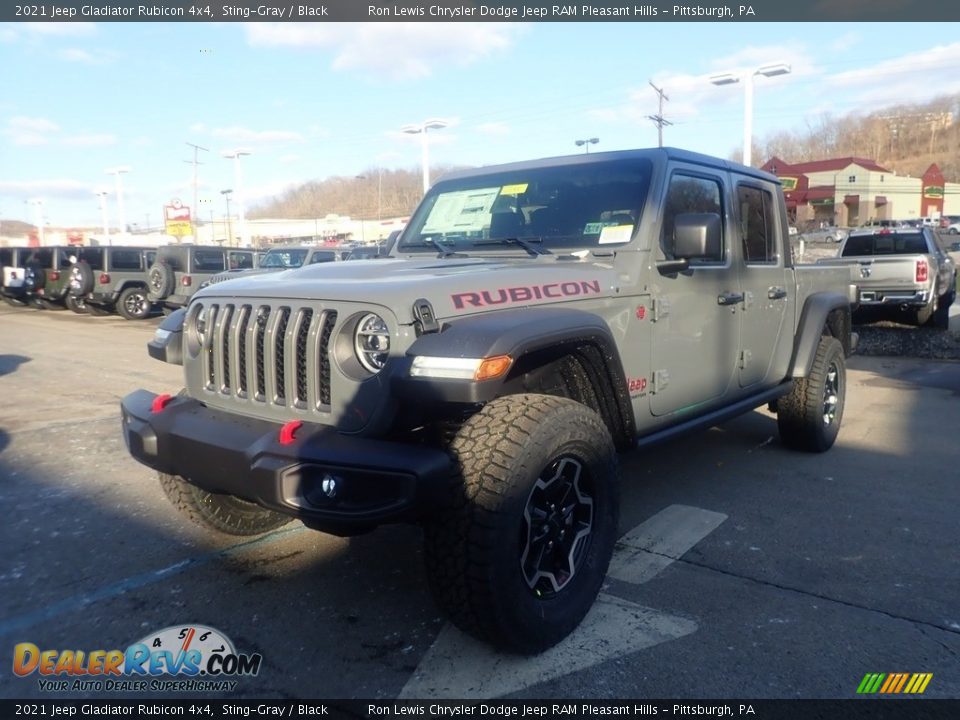 2021 Jeep Gladiator Rubicon 4x4 Sting-Gray / Black Photo #1