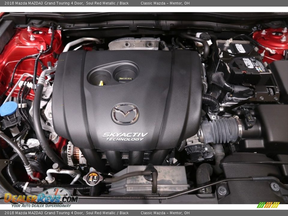 2018 Mazda MAZDA3 Grand Touring 4 Door Soul Red Metallic / Black Photo #19