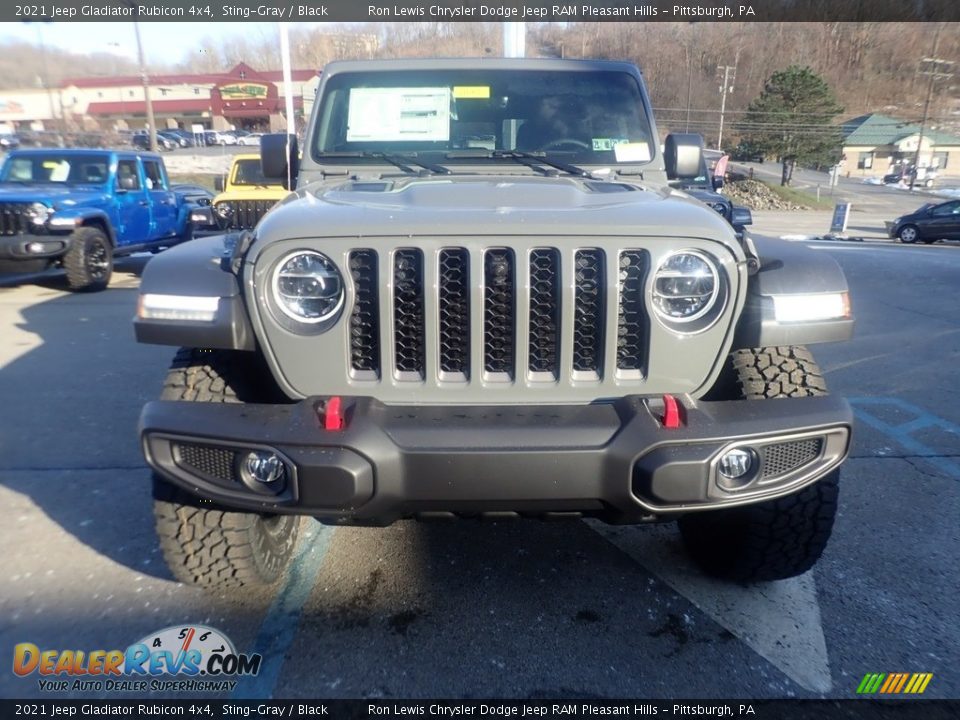 2021 Jeep Gladiator Rubicon 4x4 Sting-Gray / Black Photo #2