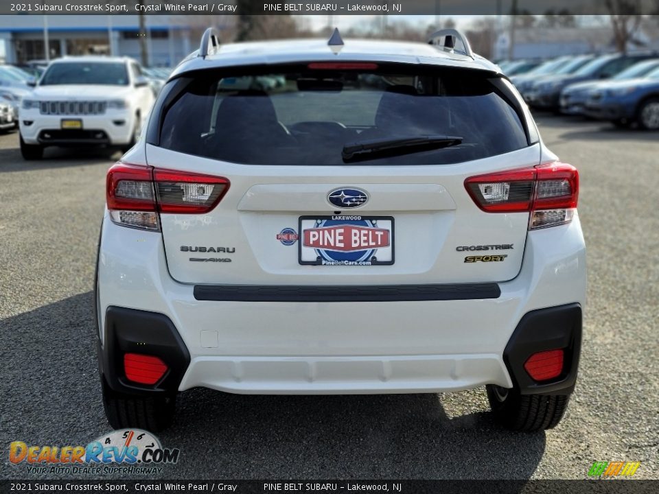 2021 Subaru Crosstrek Sport Crystal White Pearl / Gray Photo #7