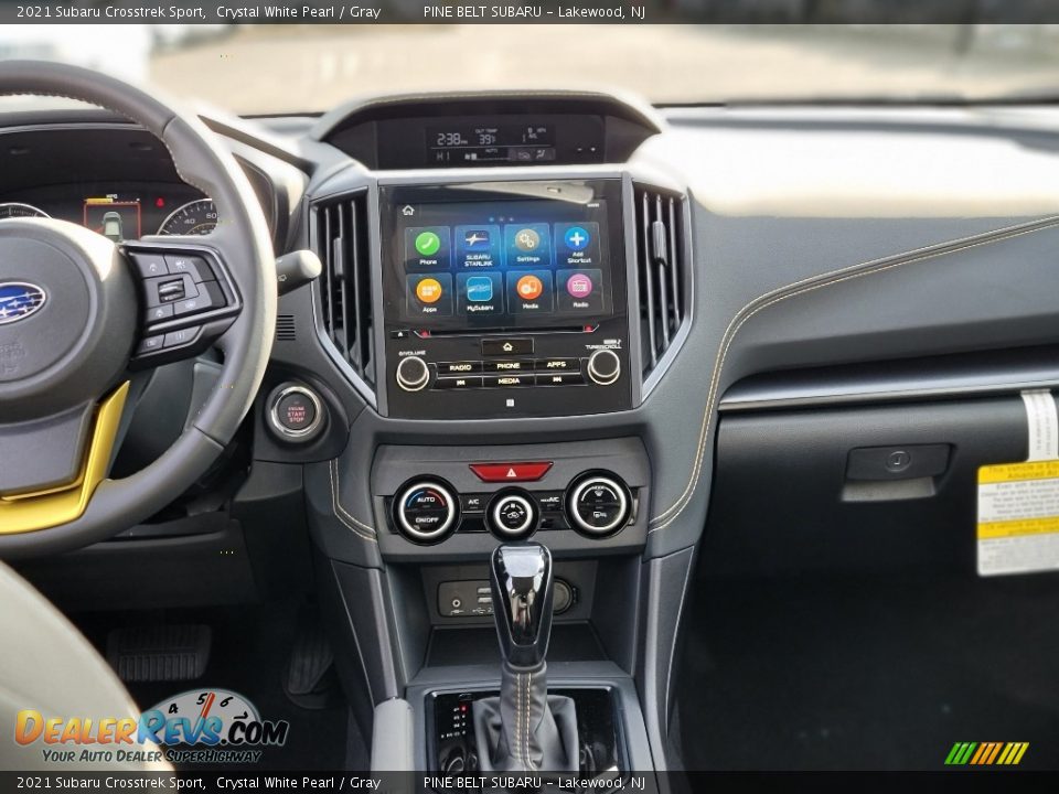 2021 Subaru Crosstrek Sport Crystal White Pearl / Gray Photo #10