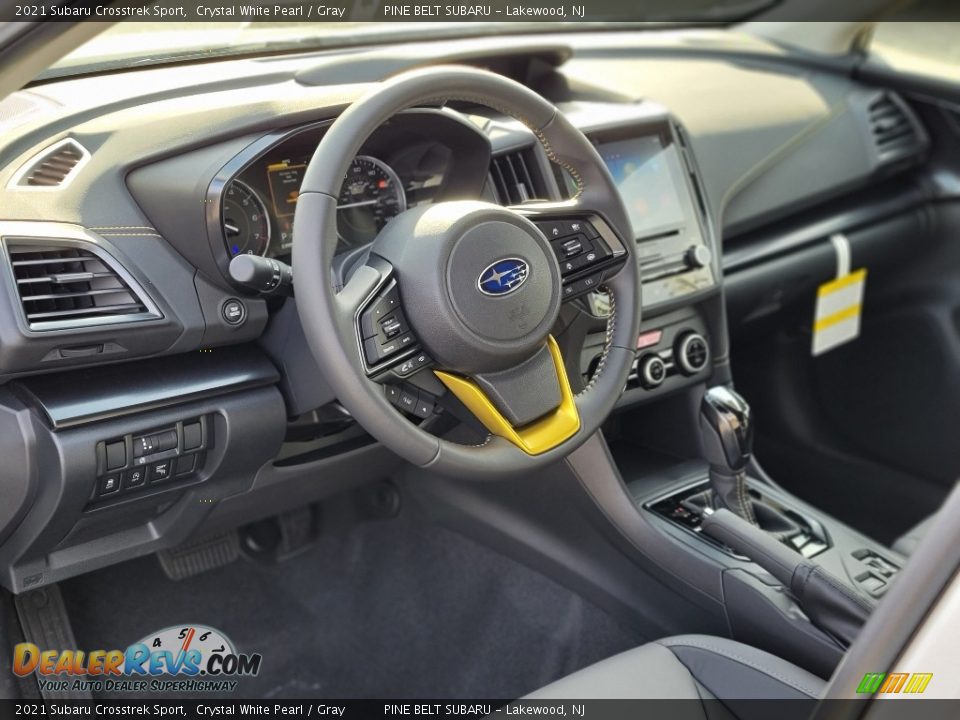 2021 Subaru Crosstrek Sport Crystal White Pearl / Gray Photo #12