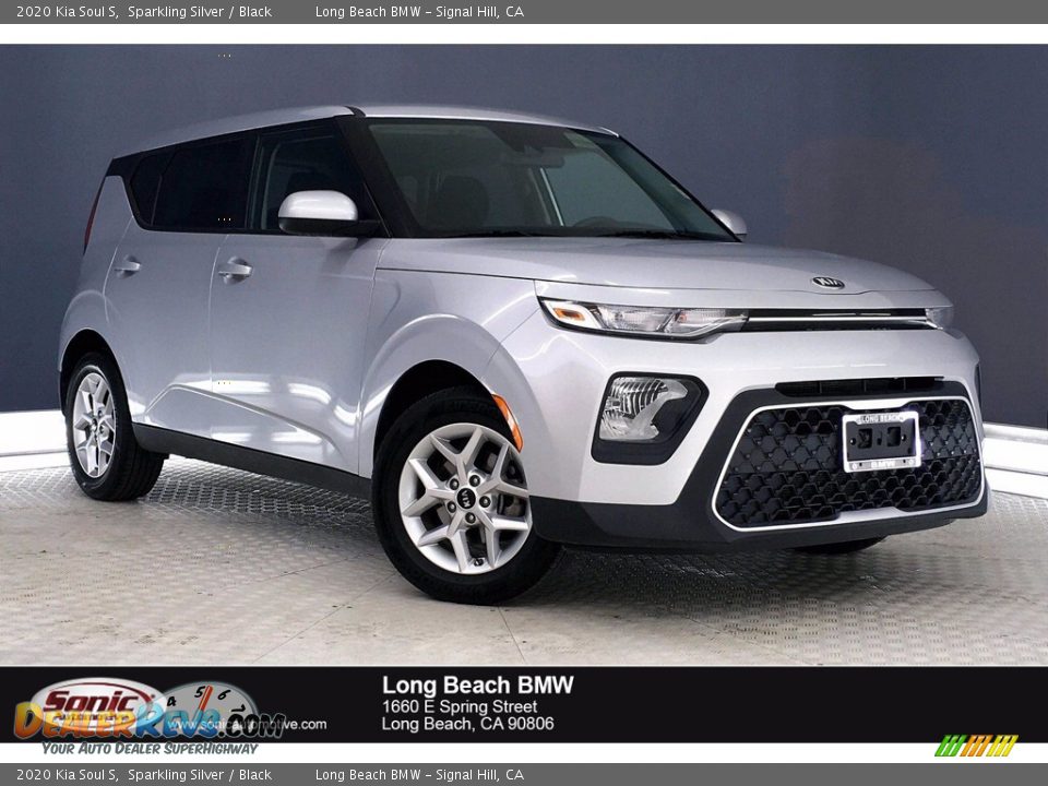 2020 Kia Soul S Sparkling Silver / Black Photo #1