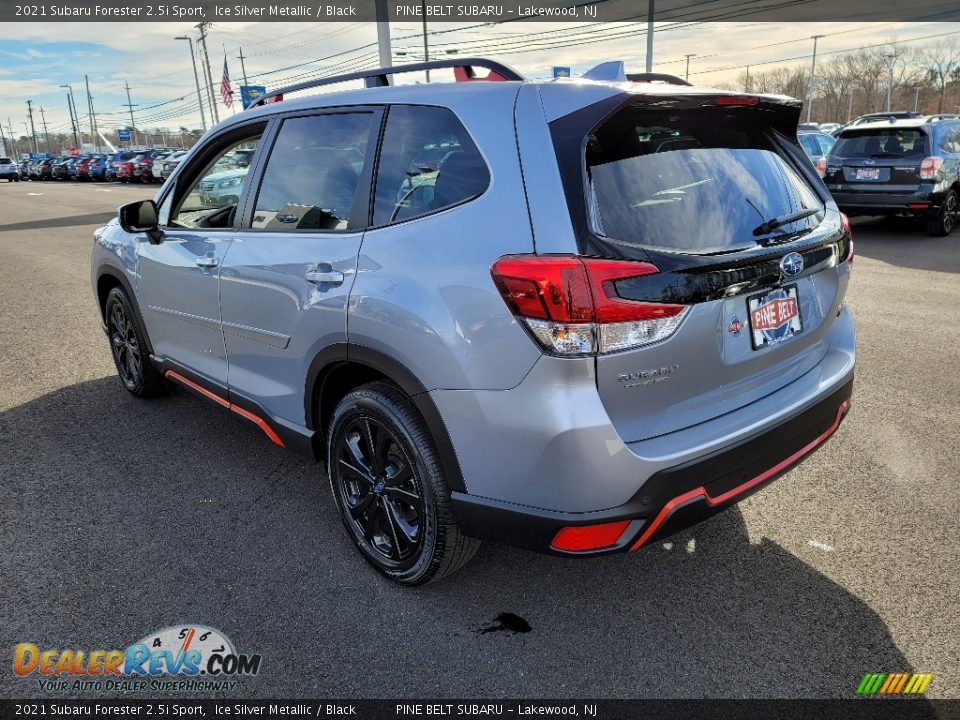 2021 Subaru Forester 2.5i Sport Ice Silver Metallic / Black Photo #6