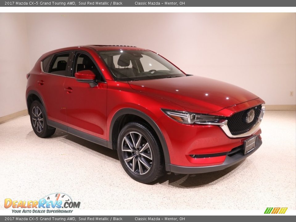 2017 Mazda CX-5 Grand Touring AWD Soul Red Metallic / Black Photo #1