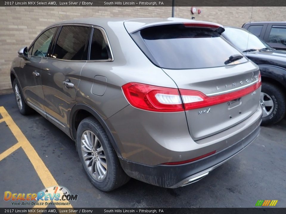 2017 Lincoln MKX Select AWD Luxe Silver / Ebony Photo #2