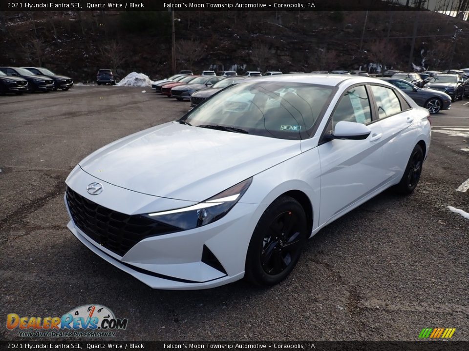 Quartz White 2021 Hyundai Elantra SEL Photo #5