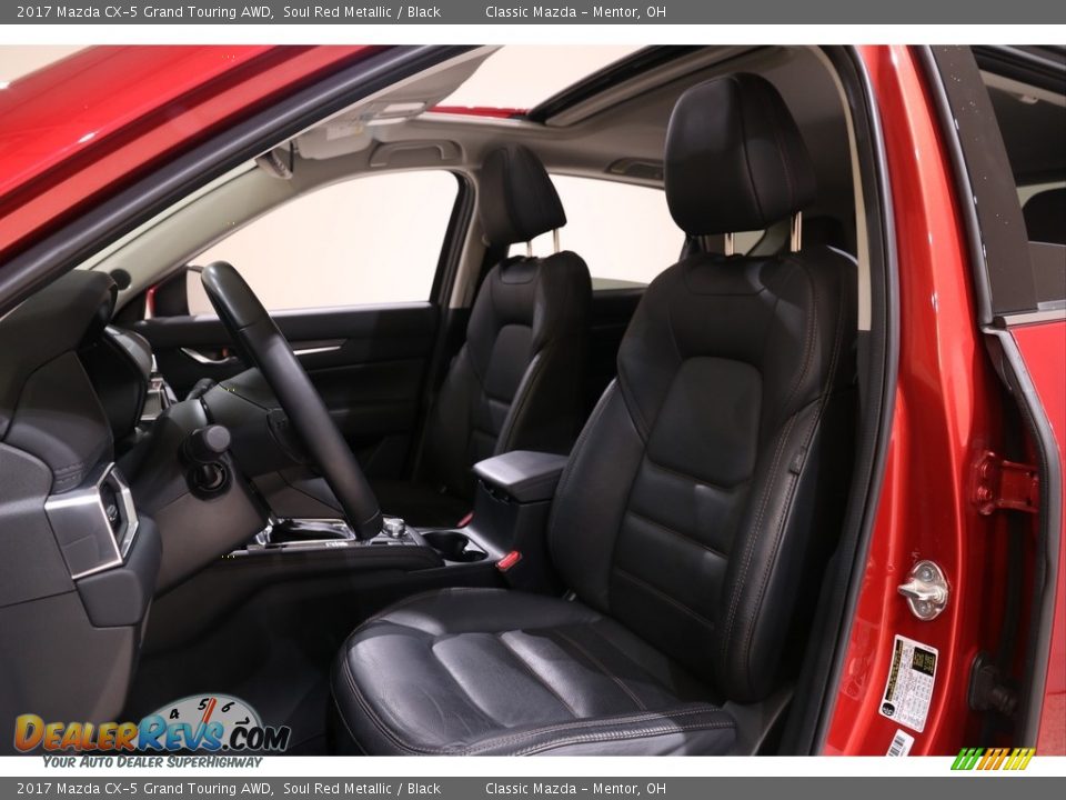 2017 Mazda CX-5 Grand Touring AWD Soul Red Metallic / Black Photo #5