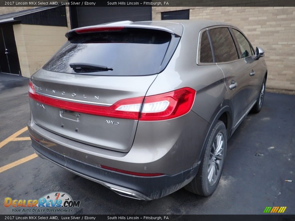 2017 Lincoln MKX Select AWD Luxe Silver / Ebony Photo #4