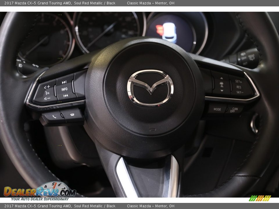 2017 Mazda CX-5 Grand Touring AWD Soul Red Metallic / Black Photo #7