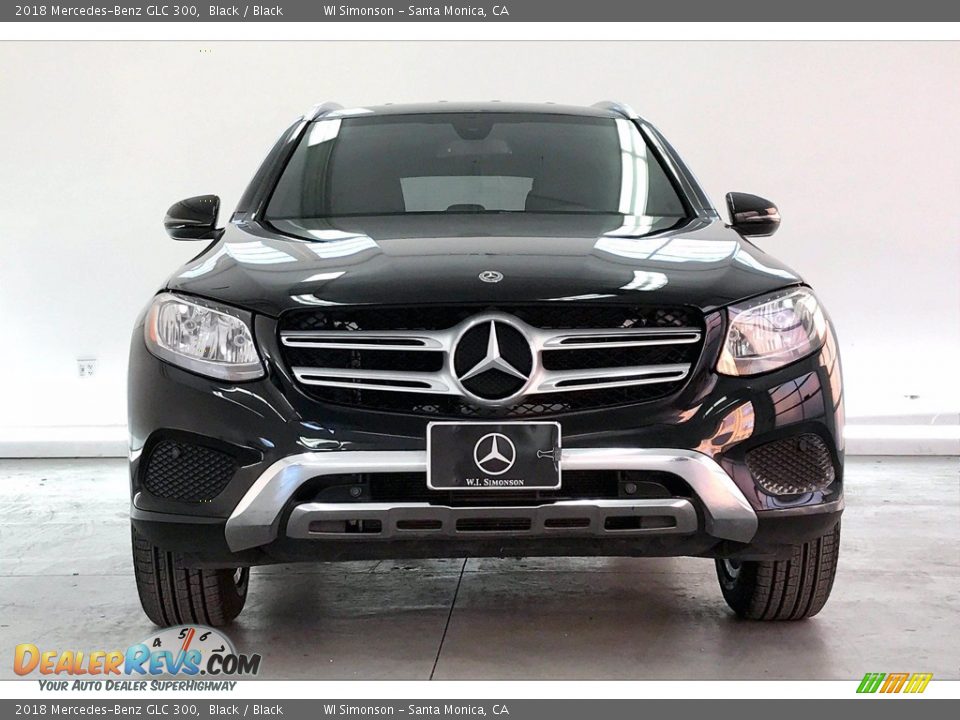 2018 Mercedes-Benz GLC 300 Black / Black Photo #2