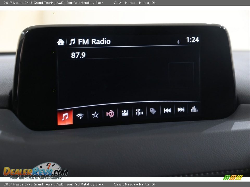 2017 Mazda CX-5 Grand Touring AWD Soul Red Metallic / Black Photo #12