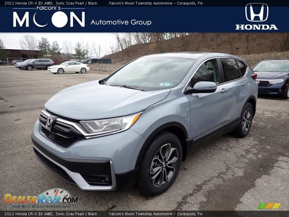 2021 Honda CR-V EX AWD Sonic Gray Pearl / Black Photo #1
