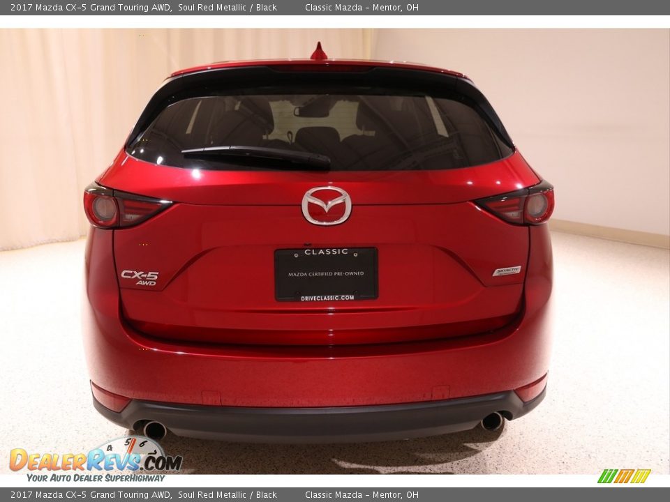 2017 Mazda CX-5 Grand Touring AWD Soul Red Metallic / Black Photo #19