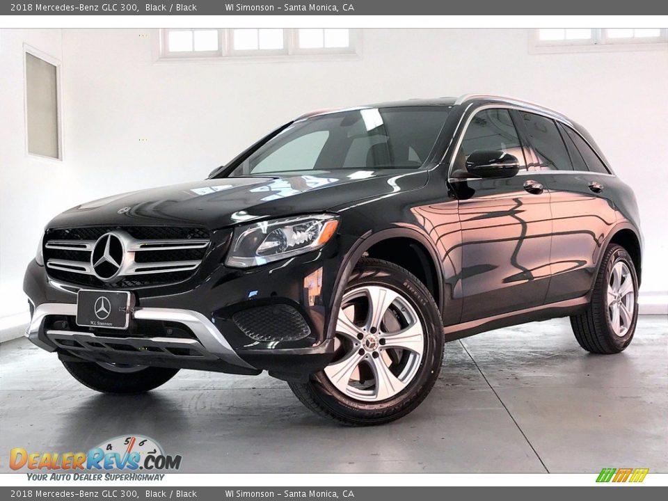 2018 Mercedes-Benz GLC 300 Black / Black Photo #12