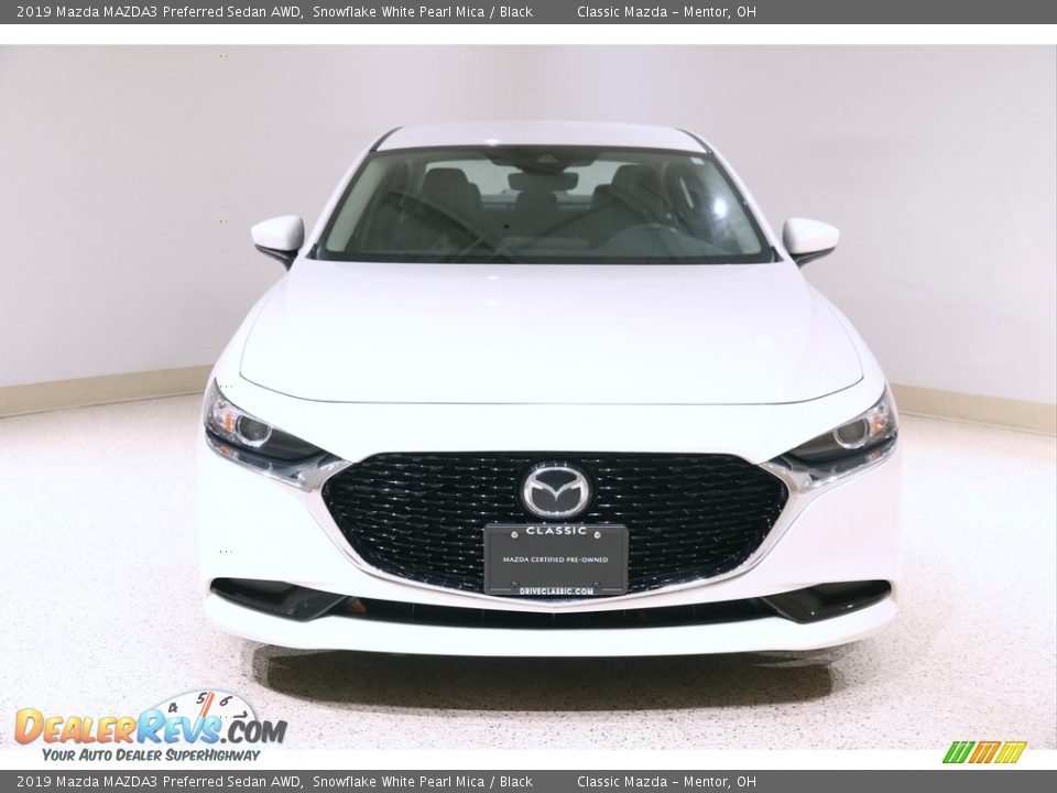 2019 Mazda MAZDA3 Preferred Sedan AWD Snowflake White Pearl Mica / Black Photo #2