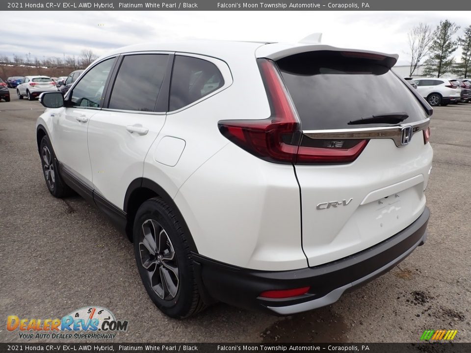 2021 Honda CR-V EX-L AWD Hybrid Platinum White Pearl / Black Photo #2