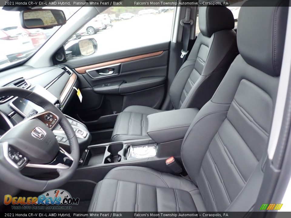 Front Seat of 2021 Honda CR-V EX-L AWD Hybrid Photo #7