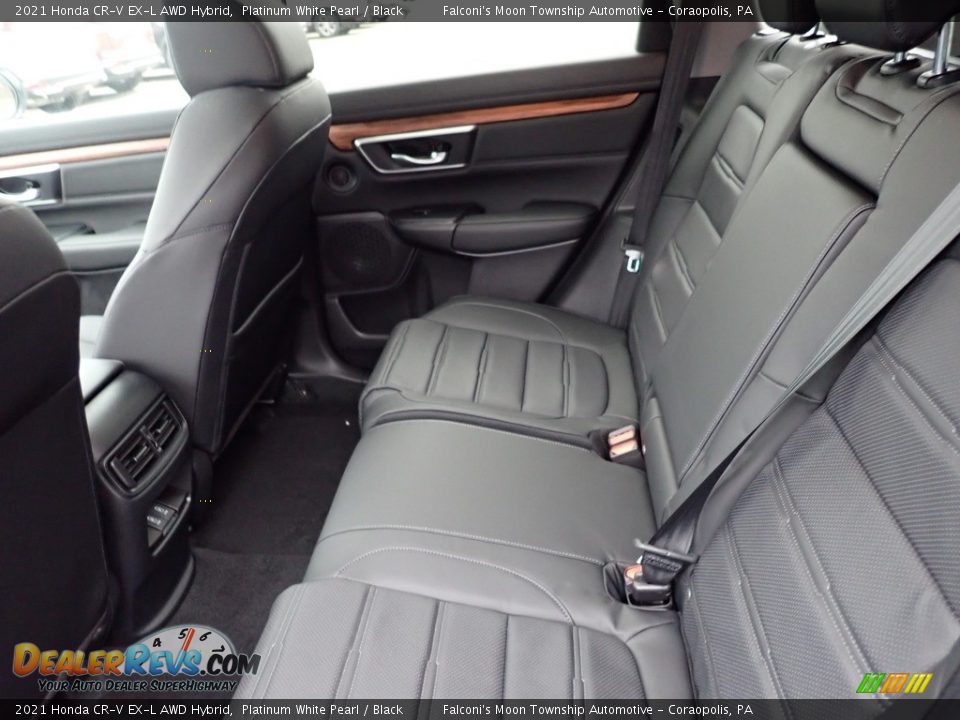Rear Seat of 2021 Honda CR-V EX-L AWD Hybrid Photo #8