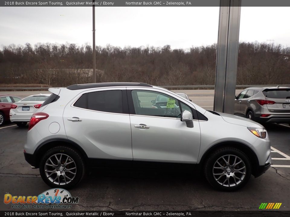 2018 Buick Encore Sport Touring Quicksilver Metallic / Ebony Photo #5