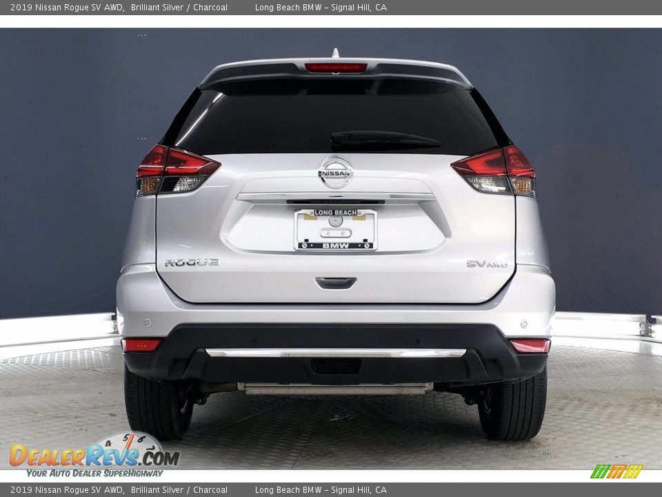 2019 Nissan Rogue SV AWD Brilliant Silver / Charcoal Photo #3
