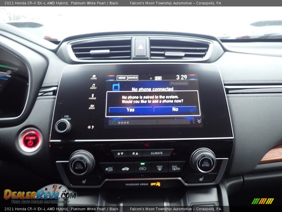 Controls of 2021 Honda CR-V EX-L AWD Hybrid Photo #13