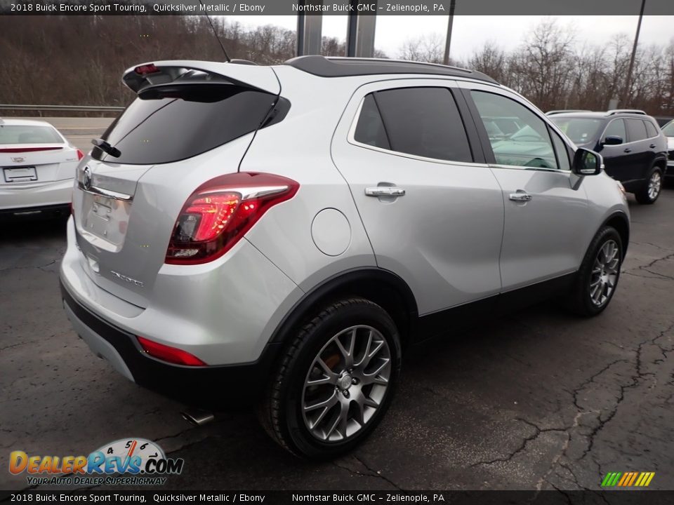 2018 Buick Encore Sport Touring Quicksilver Metallic / Ebony Photo #9