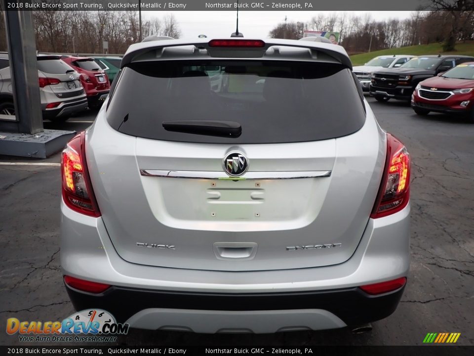 2018 Buick Encore Sport Touring Quicksilver Metallic / Ebony Photo #10