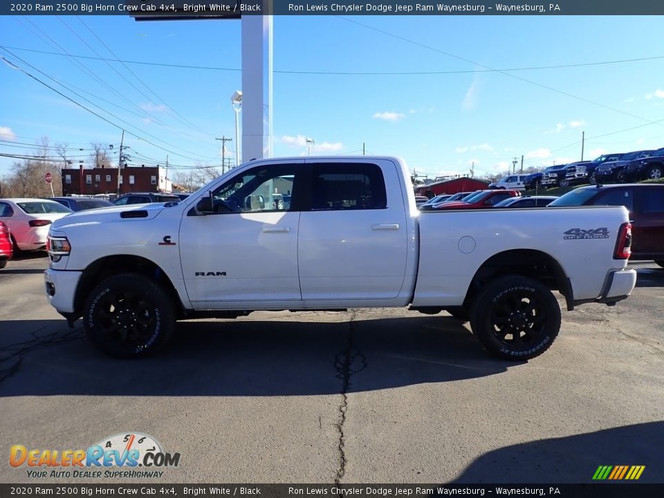 2020 Ram 2500 Big Horn Crew Cab 4x4 Bright White / Black Photo #2