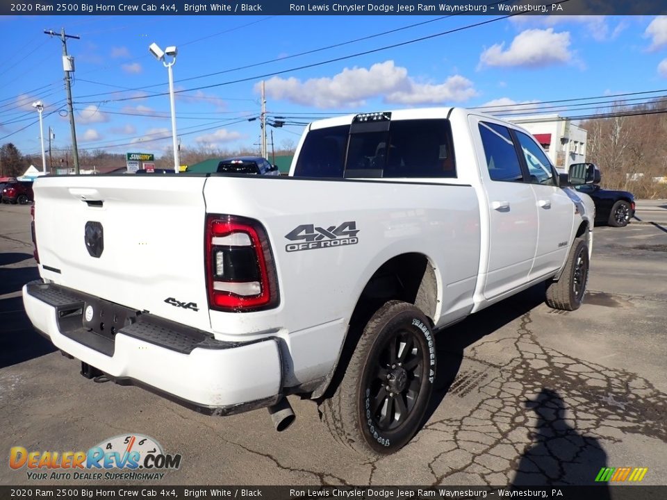 2020 Ram 2500 Big Horn Crew Cab 4x4 Bright White / Black Photo #5