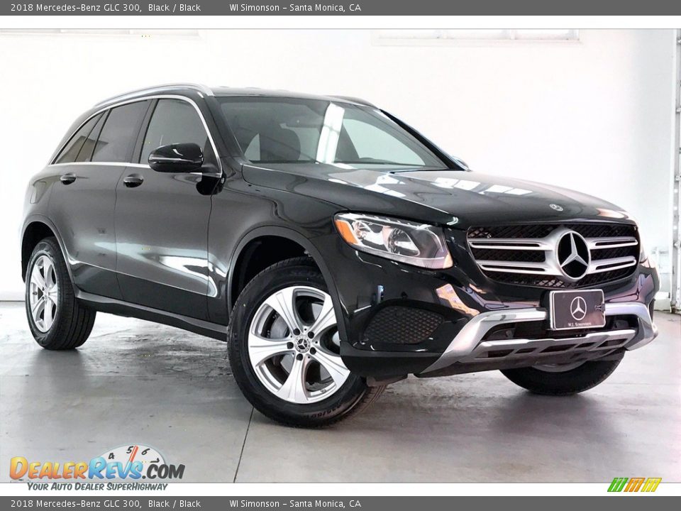 2018 Mercedes-Benz GLC 300 Black / Black Photo #34