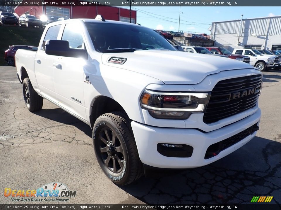 2020 Ram 2500 Big Horn Crew Cab 4x4 Bright White / Black Photo #7