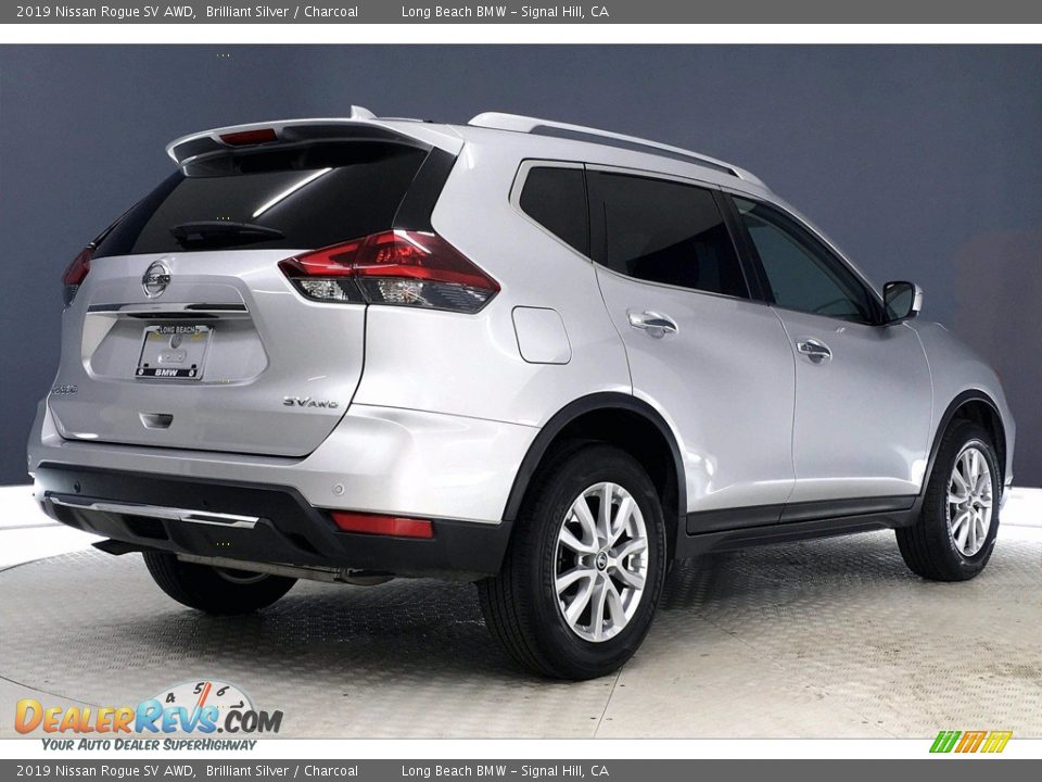 2019 Nissan Rogue SV AWD Brilliant Silver / Charcoal Photo #13