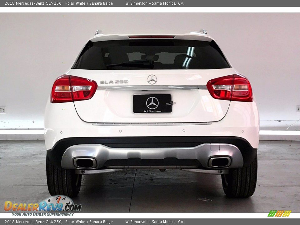 2018 Mercedes-Benz GLA 250 Polar White / Sahara Beige Photo #3