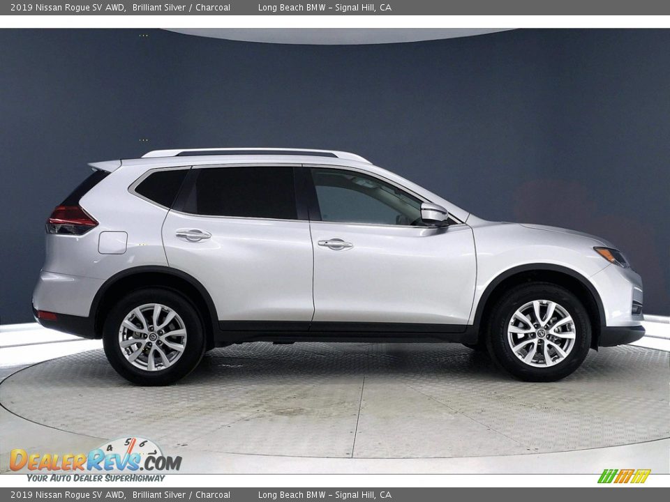 Brilliant Silver 2019 Nissan Rogue SV AWD Photo #14