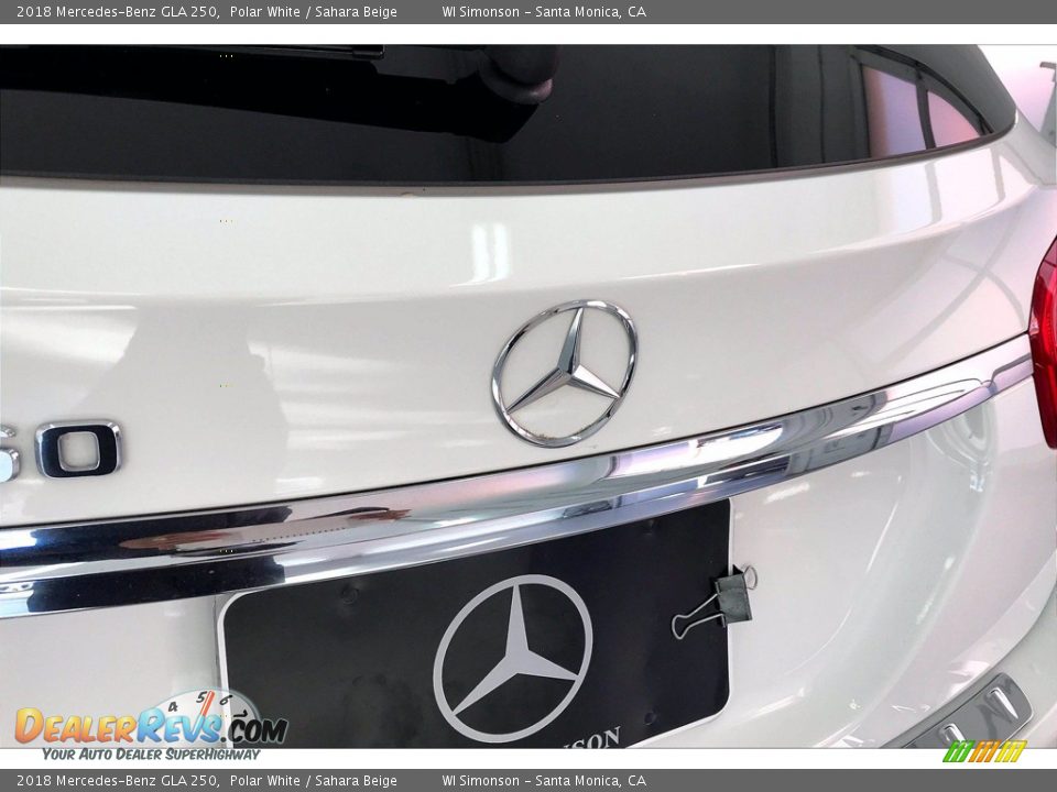 2018 Mercedes-Benz GLA 250 Polar White / Sahara Beige Photo #7