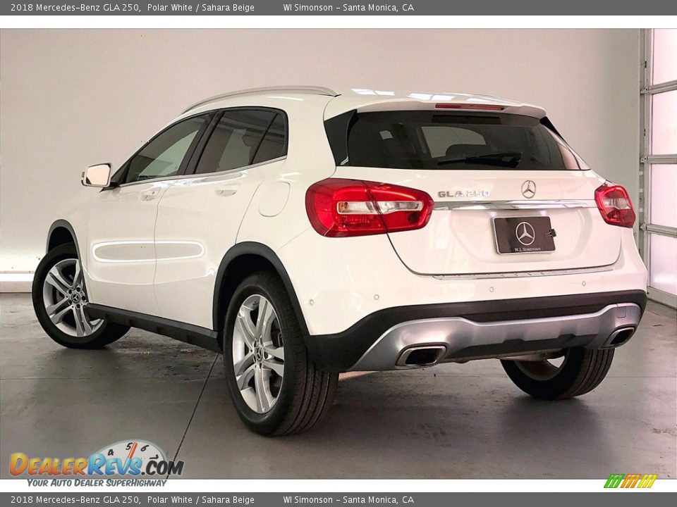 2018 Mercedes-Benz GLA 250 Polar White / Sahara Beige Photo #10