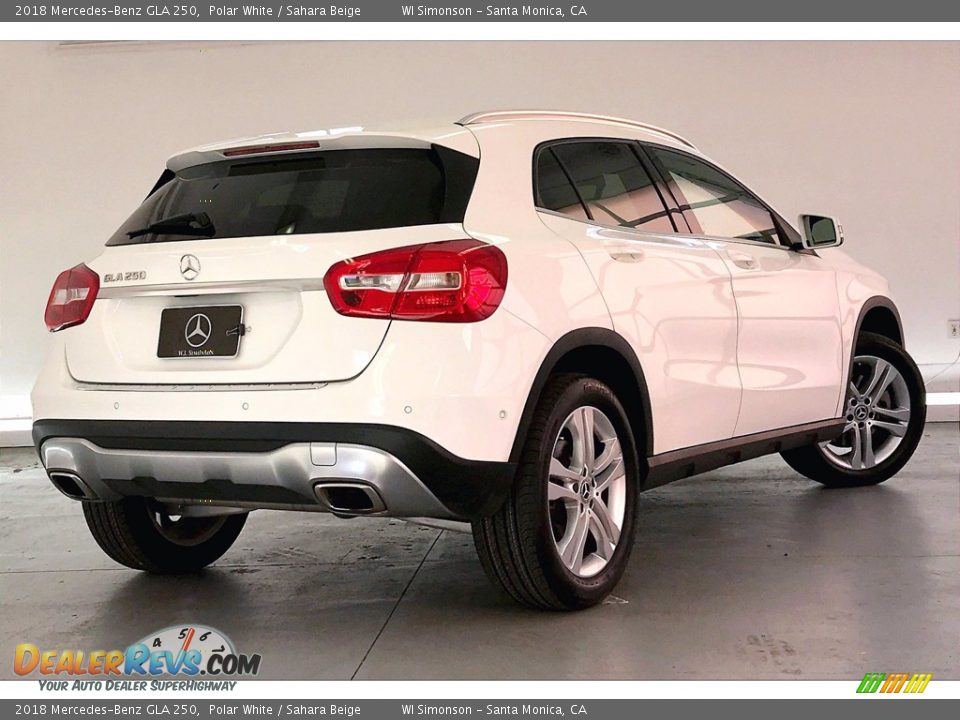 2018 Mercedes-Benz GLA 250 Polar White / Sahara Beige Photo #13