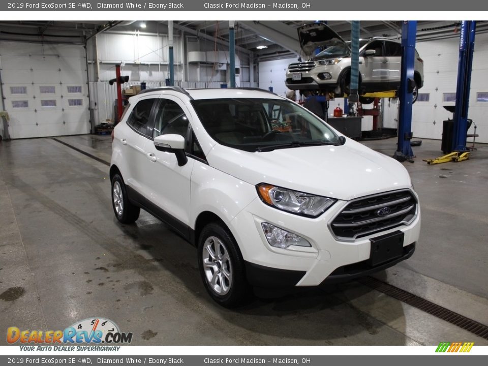 2019 Ford EcoSport SE 4WD Diamond White / Ebony Black Photo #2