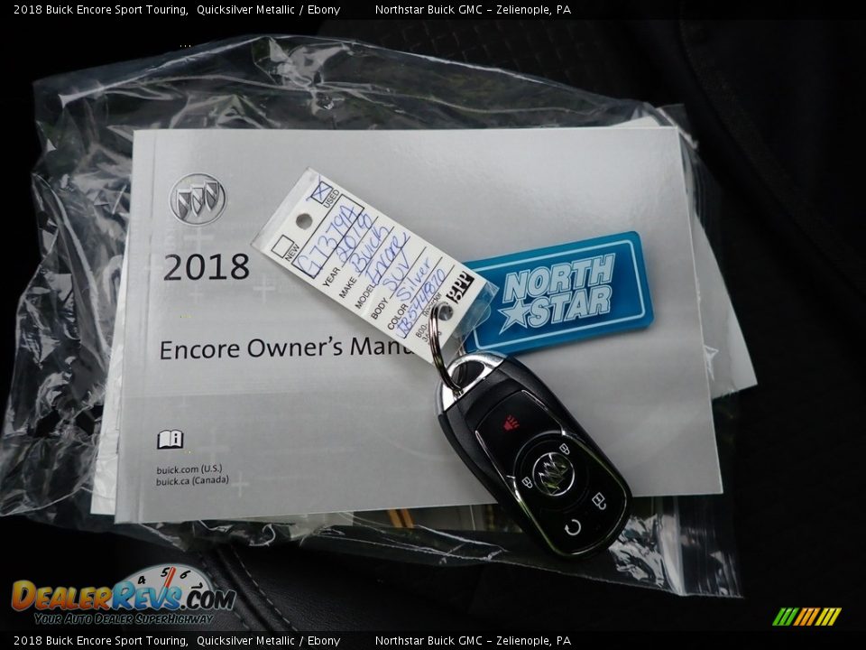 2018 Buick Encore Sport Touring Quicksilver Metallic / Ebony Photo #29