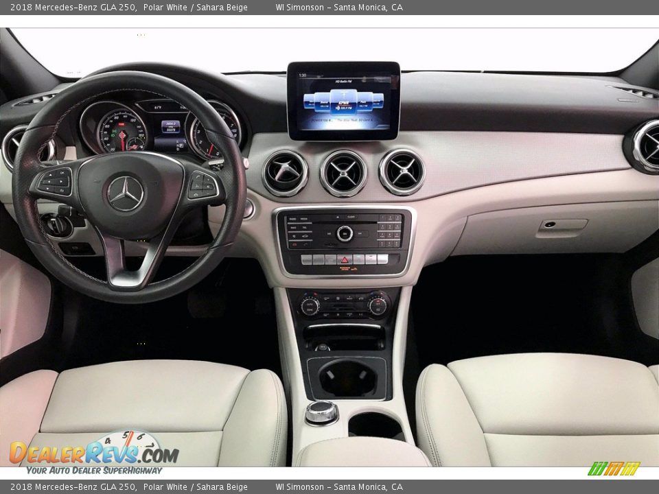 2018 Mercedes-Benz GLA 250 Polar White / Sahara Beige Photo #15