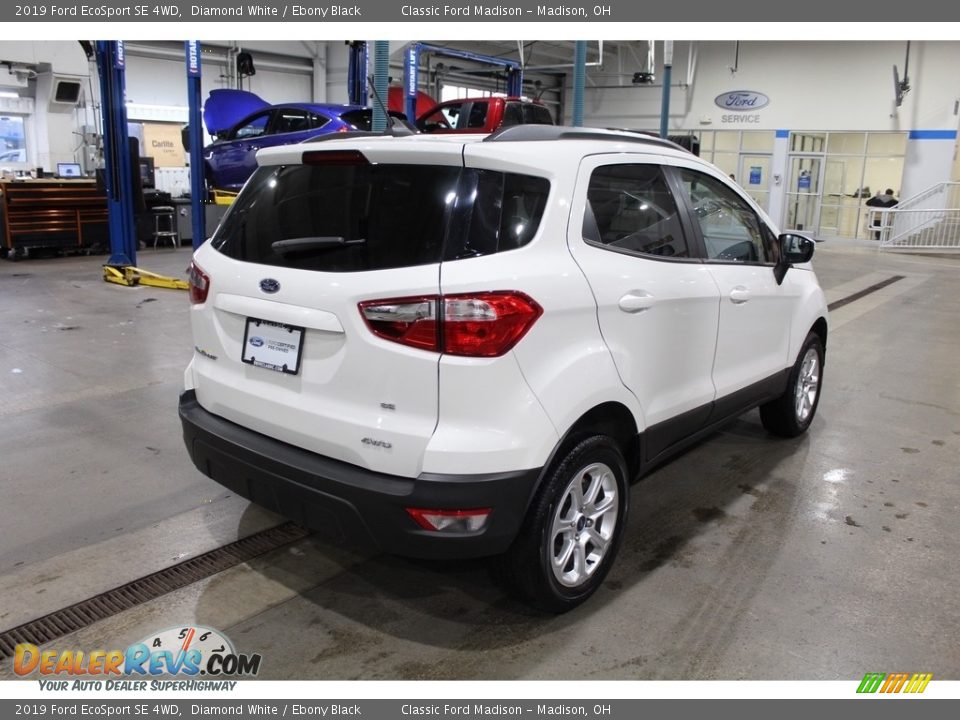 2019 Ford EcoSport SE 4WD Diamond White / Ebony Black Photo #4