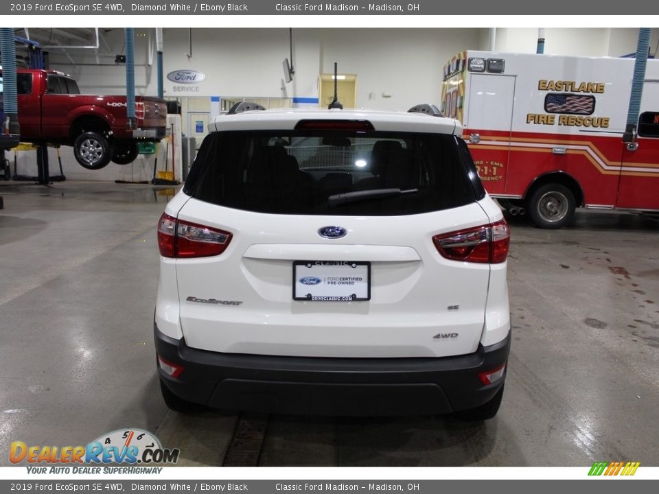 2019 Ford EcoSport SE 4WD Diamond White / Ebony Black Photo #5