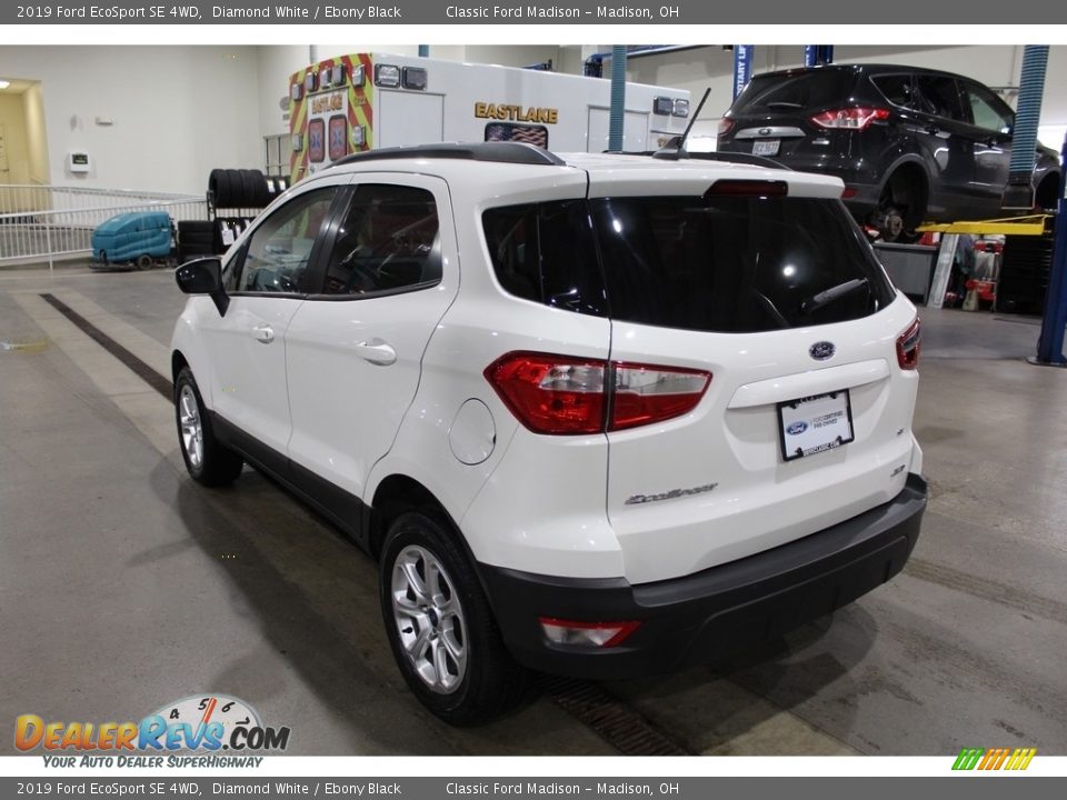 2019 Ford EcoSport SE 4WD Diamond White / Ebony Black Photo #6