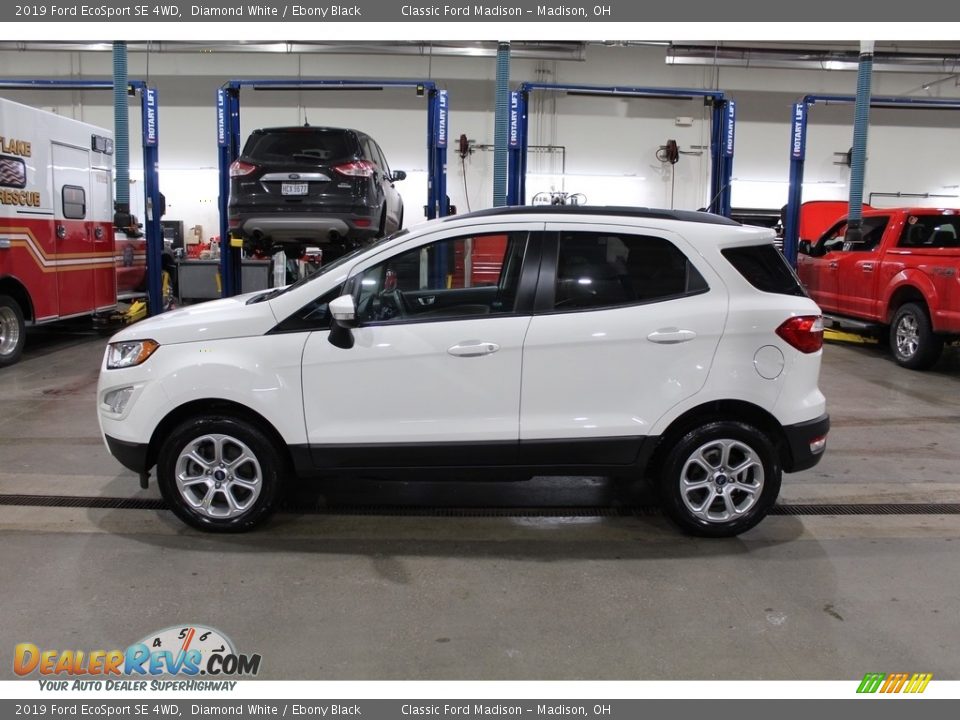 2019 Ford EcoSport SE 4WD Diamond White / Ebony Black Photo #7