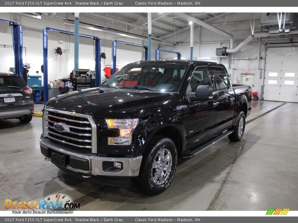 2017 Ford F150 XLT SuperCrew 4x4 Shadow Black / Earth Gray Photo #1
