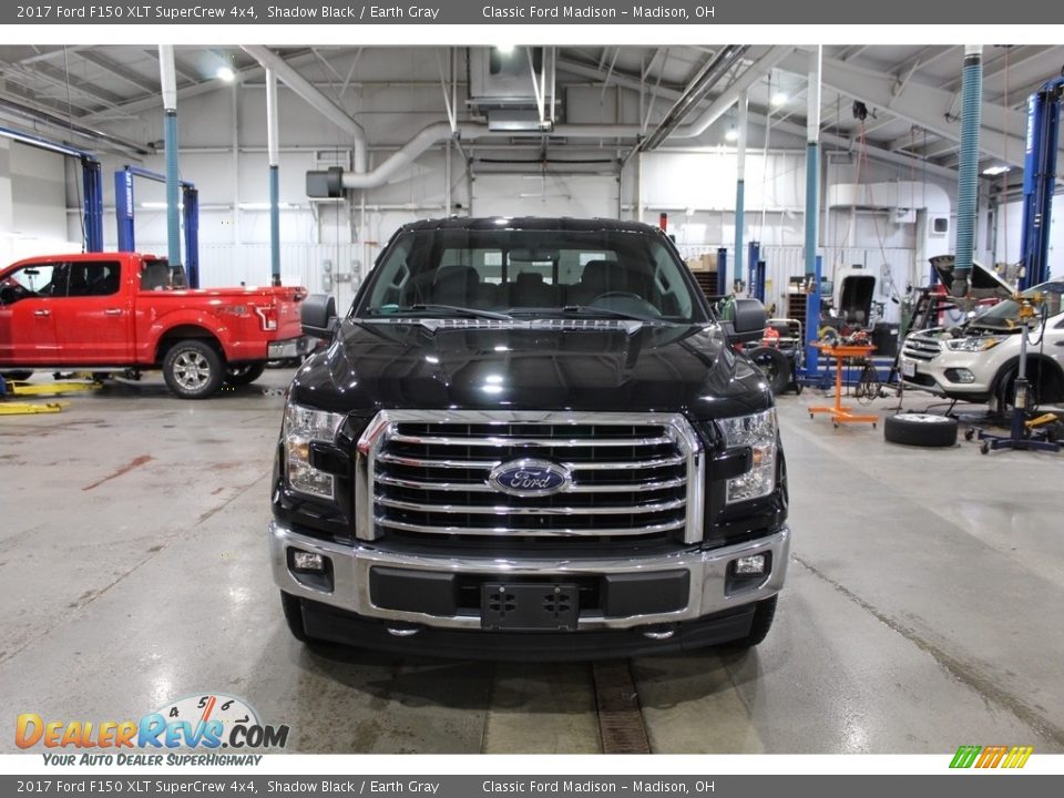 2017 Ford F150 XLT SuperCrew 4x4 Shadow Black / Earth Gray Photo #2