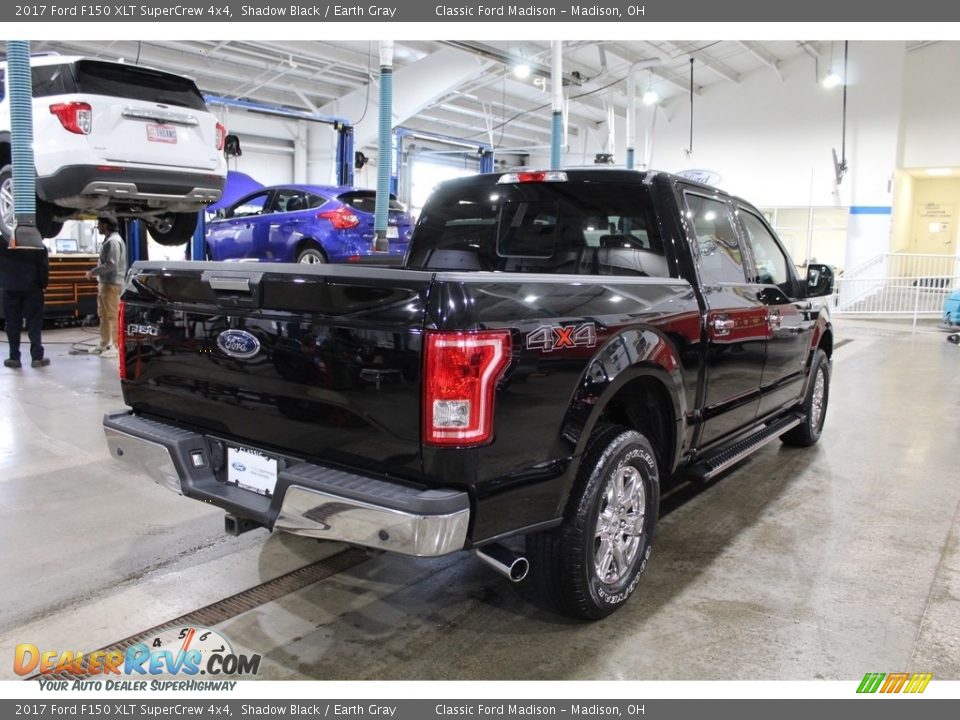 2017 Ford F150 XLT SuperCrew 4x4 Shadow Black / Earth Gray Photo #5
